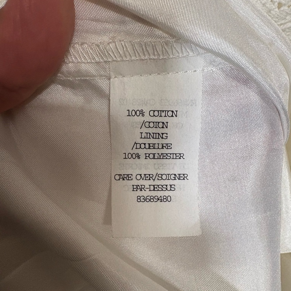 Cynthia Steffe Cream Lace Mini Drees,size 10 - Picture 5 of 8